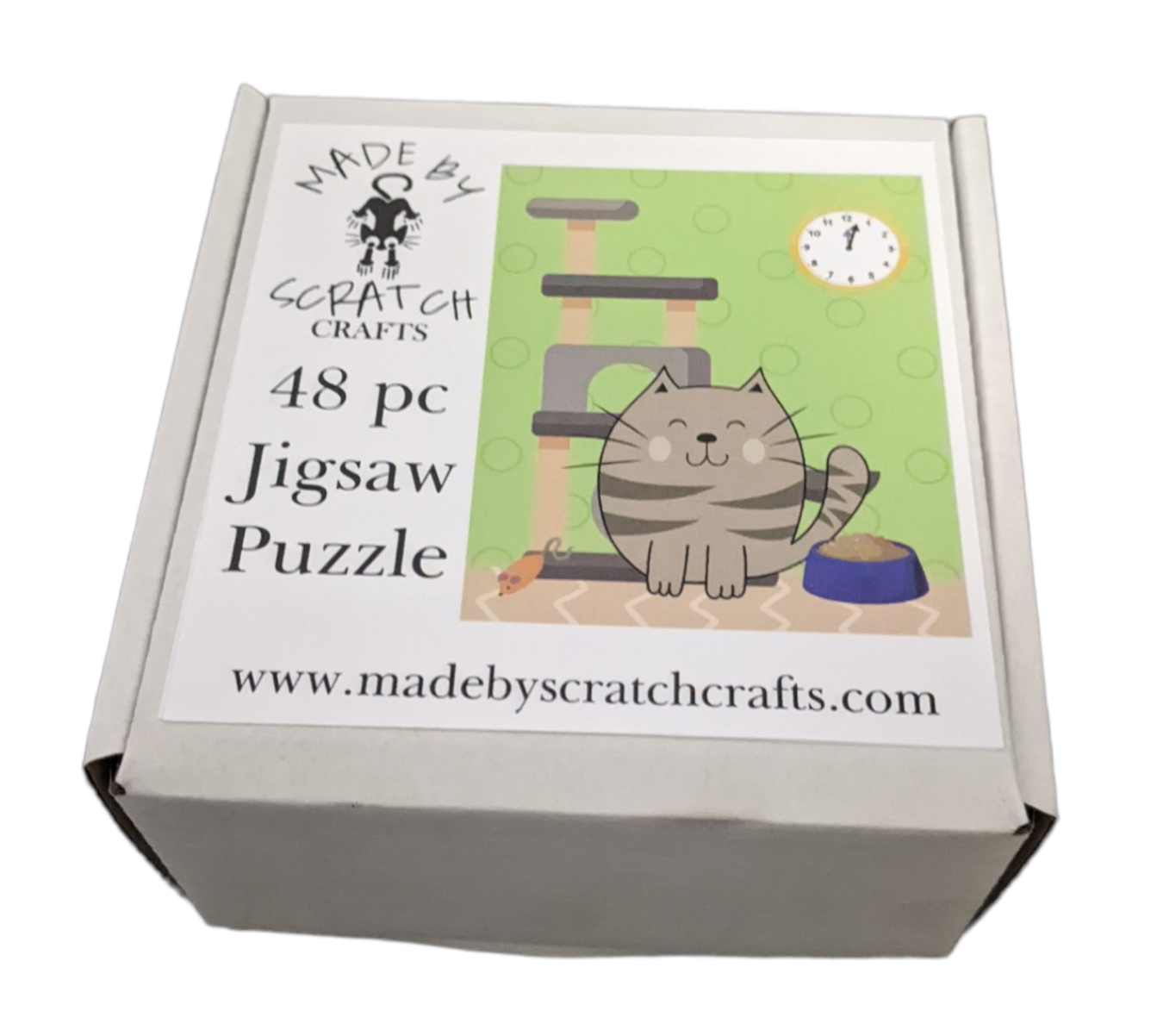 48 pc Cute Cat Puzzle - Made By Scratch Crafts