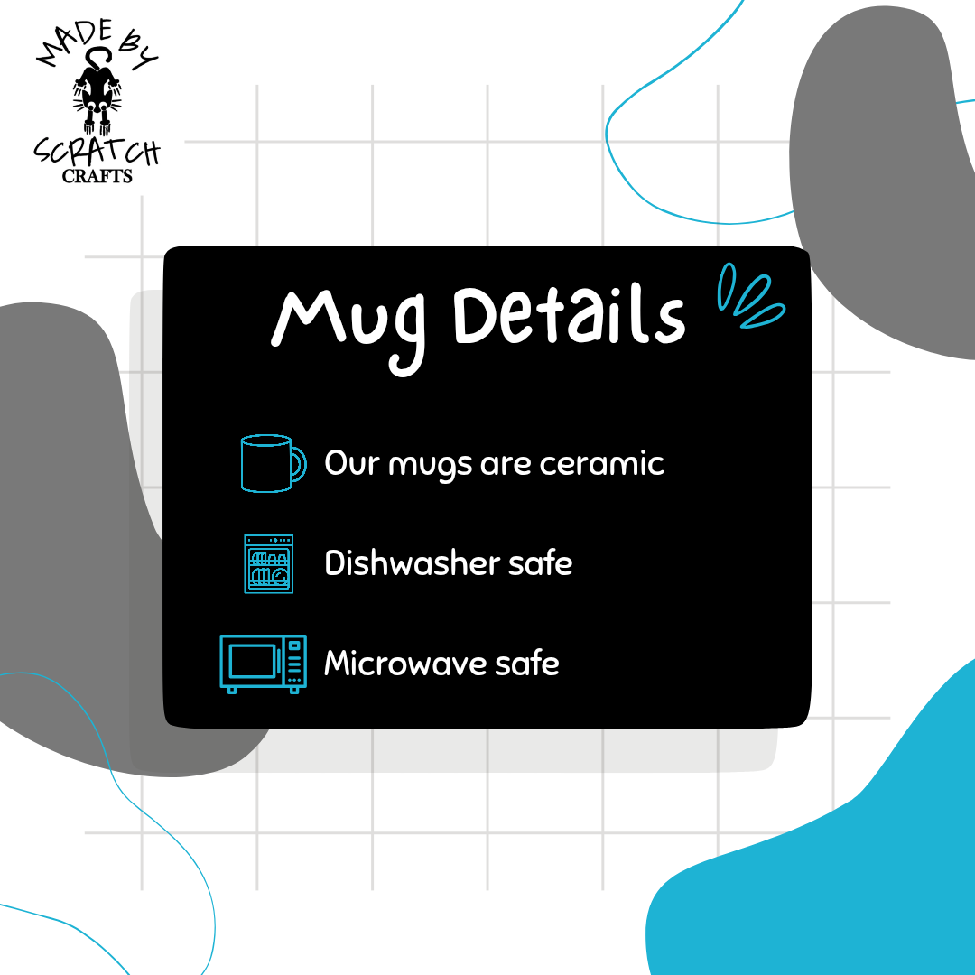 Watercolor Cats 12oz ceramic mug