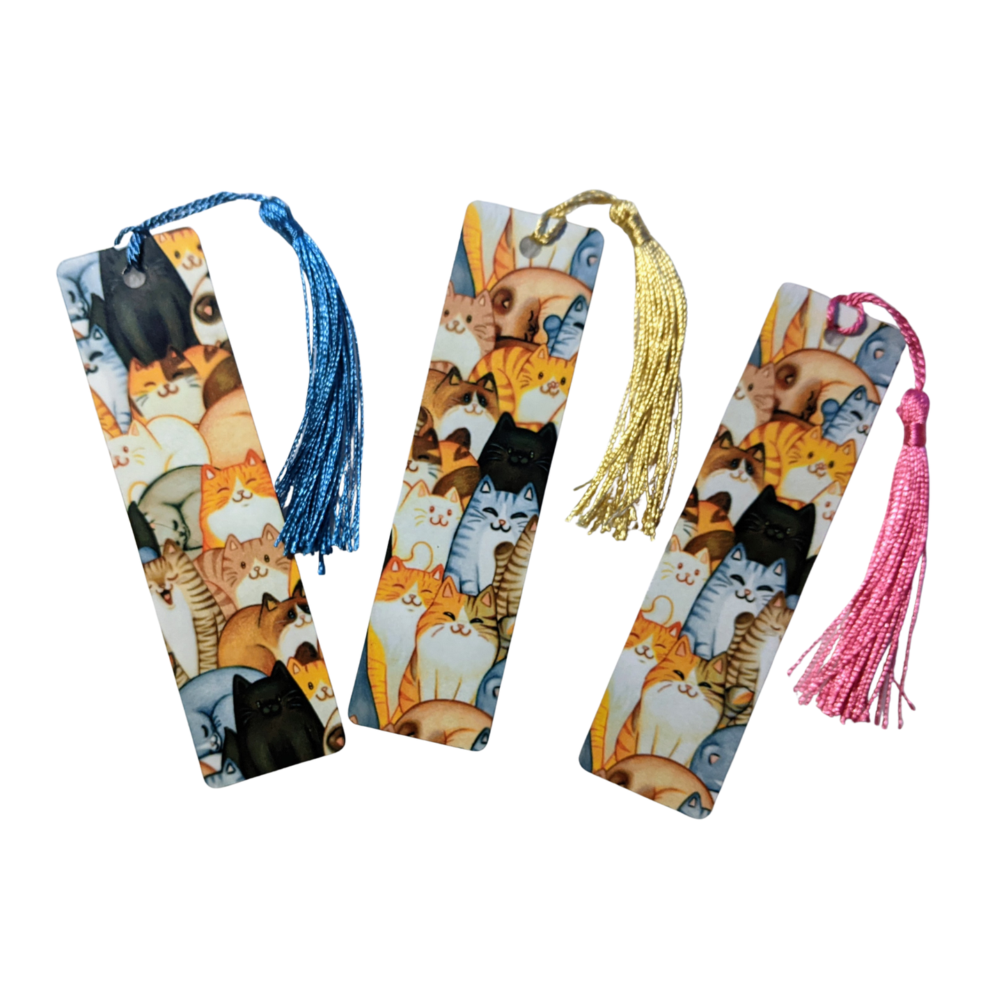 So Many Cats Bookmark – Aluminum Cat Bookmark for Book Lovers