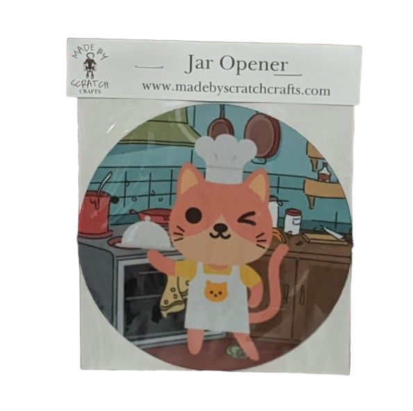 Cat in Kitchen Jar Opener