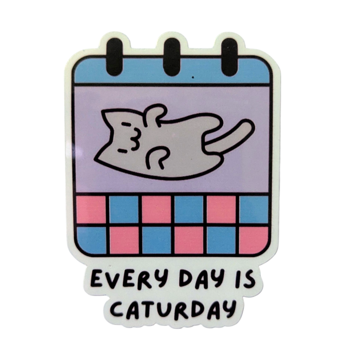 Every Day is Caturday cat sticker