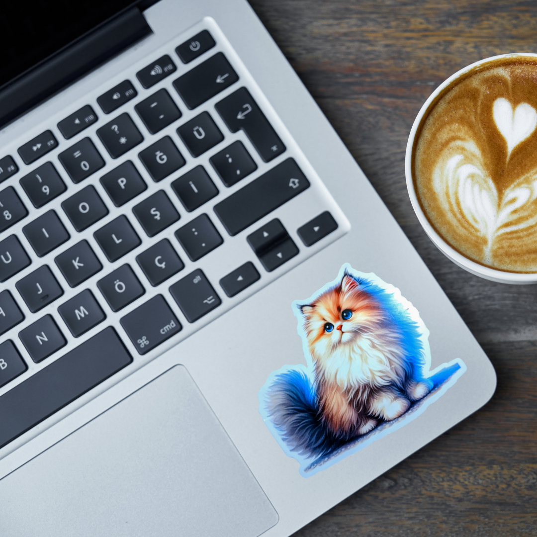 Fluffy Kitten sticker