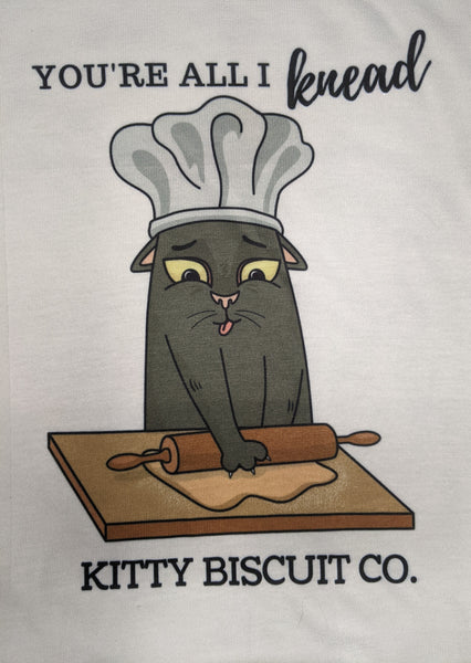 baking kitty you're all i need kitty biscuit co tshirt