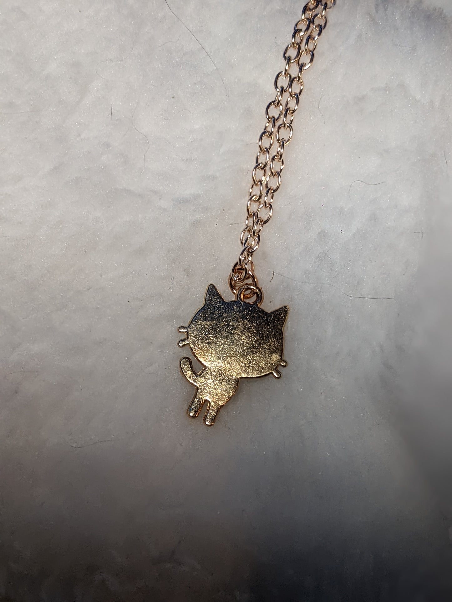 Little White Cat necklace - Made By Scratch Crafts