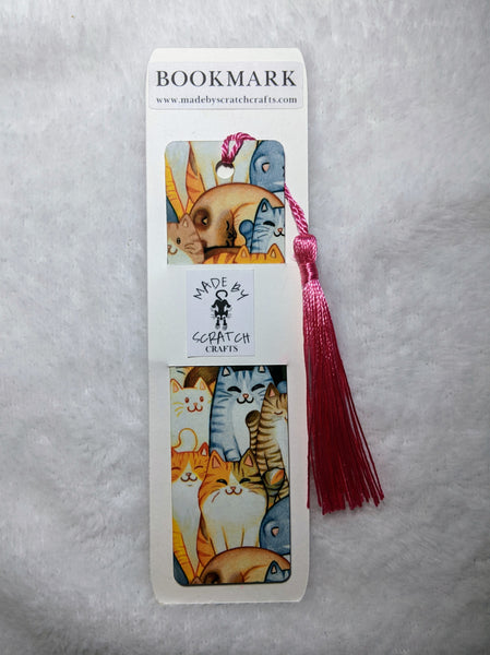 So Many Cats bookmark - Made By Scratch Crafts