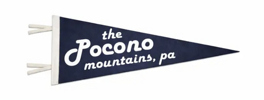 Pocono Mountains pennant flag souvenir