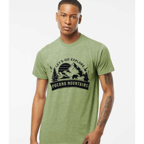 Let's Go Explore Pocono Mountains T-shirt - Made By Scratch Crafts