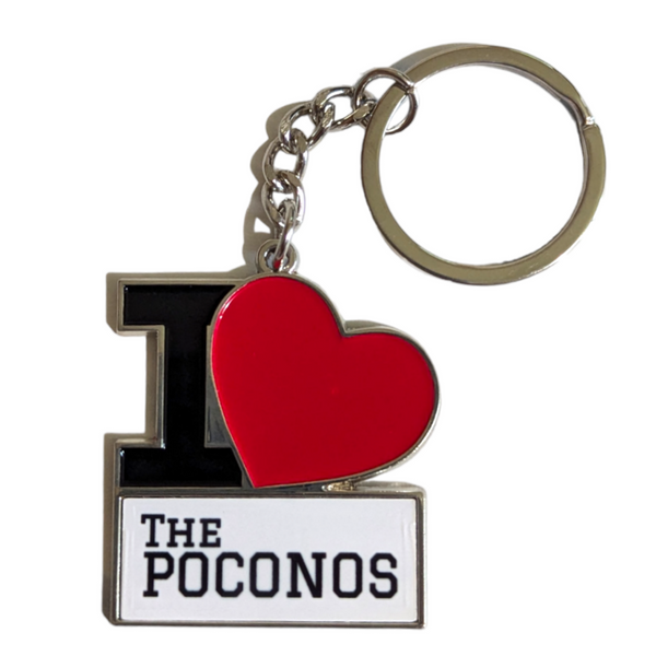 I Heart The Poconos keychain