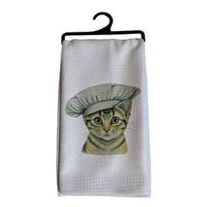 Chef Cat Tea Towel