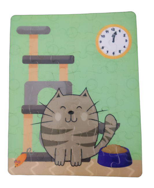 48 pc Cute Cat Puzzle - Made By Scratch Crafts