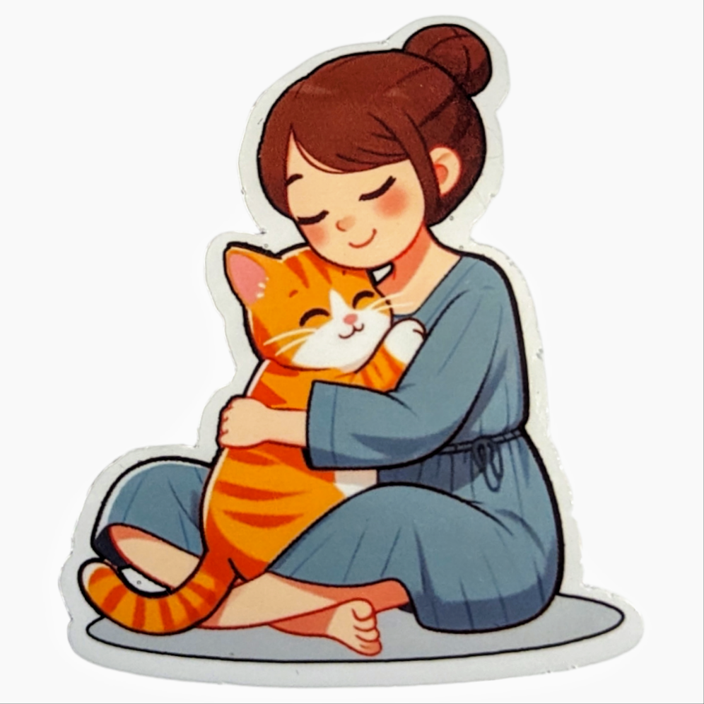 Cat Mom Love sticker - Made By Scratch Crafts