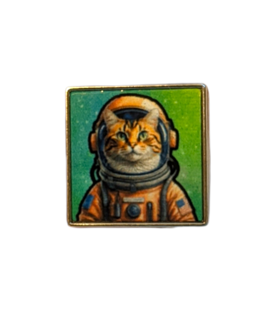 Space Kitty Pin - Made By Scratch Crafts