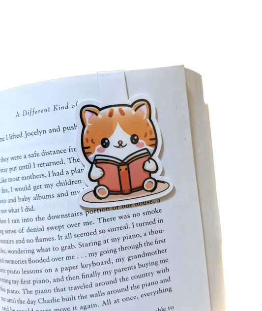 Magnetic Cat Bookmark - Made By Scratch Crafts