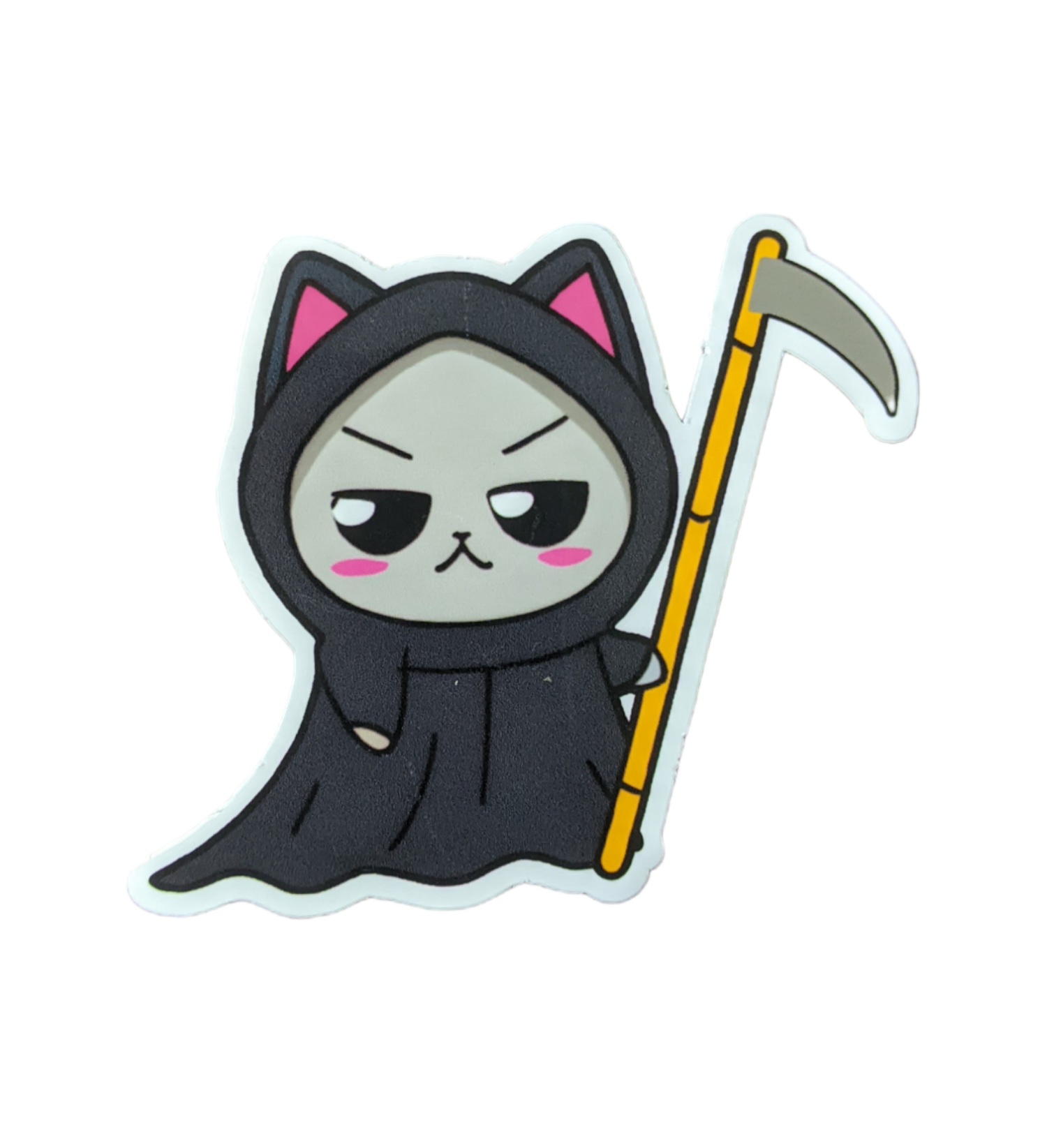 Grim Reaper Kitty sticker
