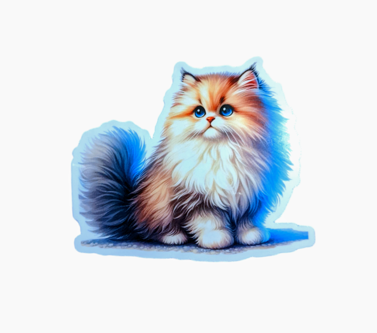 Fluffy Kitten sticker