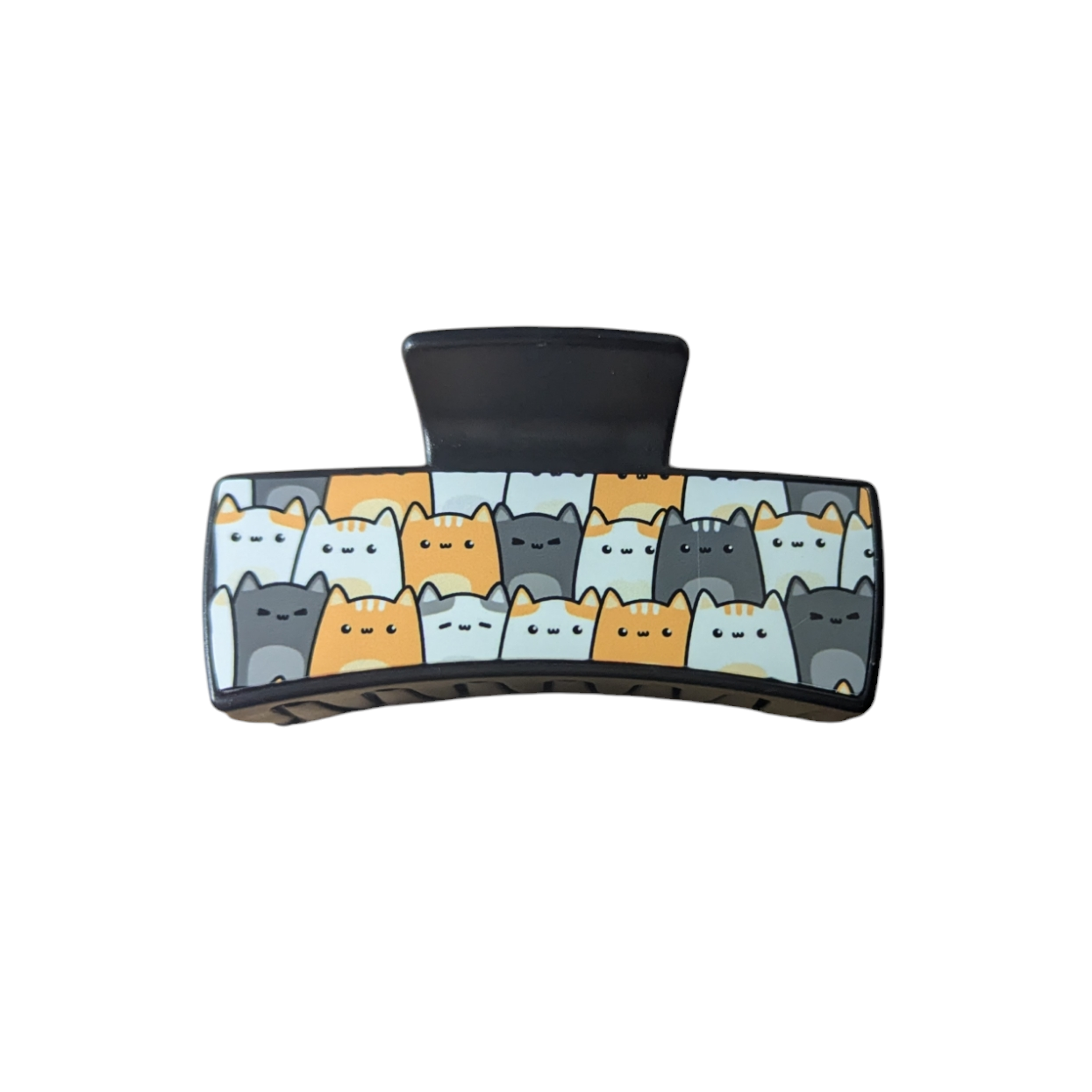 Purrfectly Cute Cat Claw Clip – Sturdy 3” Matte Black Hair Accessory for Cat Lovers - Made By Scratch Crafts