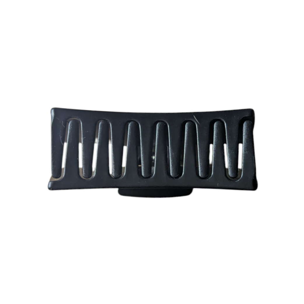 Purrfectly Cute Cat Claw Clip – Sturdy 3” Matte Black Hair Accessory for Cat Lovers - Made By Scratch Crafts