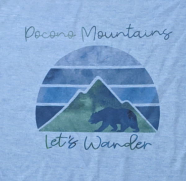 Let's Wander Pocono Mountains T-shirt