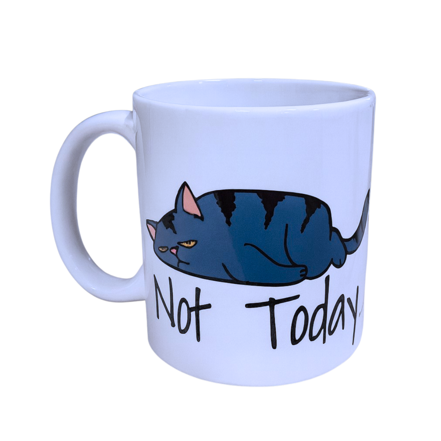 Not Today Cat Mug – Funny Grumpy Cat Coffee Mug