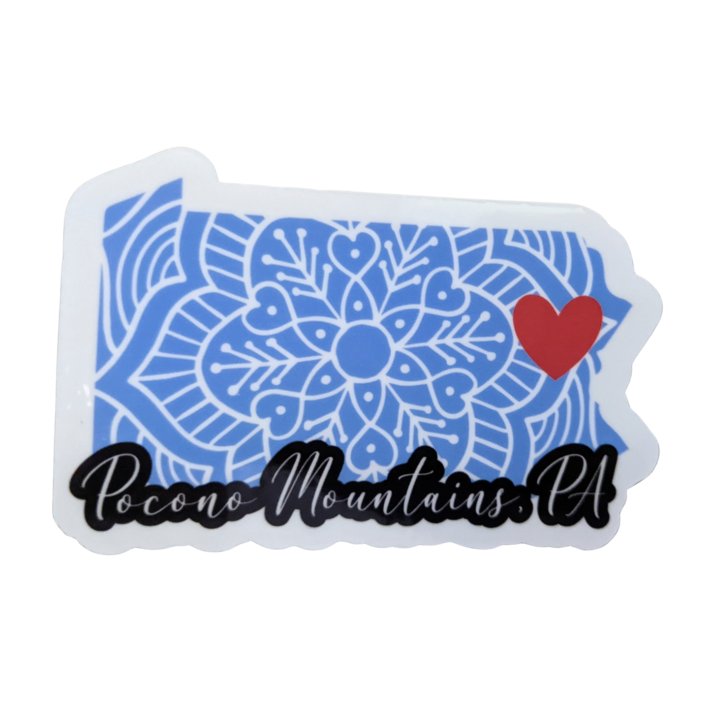 Pocono Mountains PA Sticker | Pennsylvania Souvenir Decal