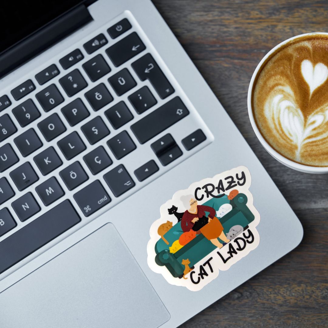 Crazy Cat Lady sticker