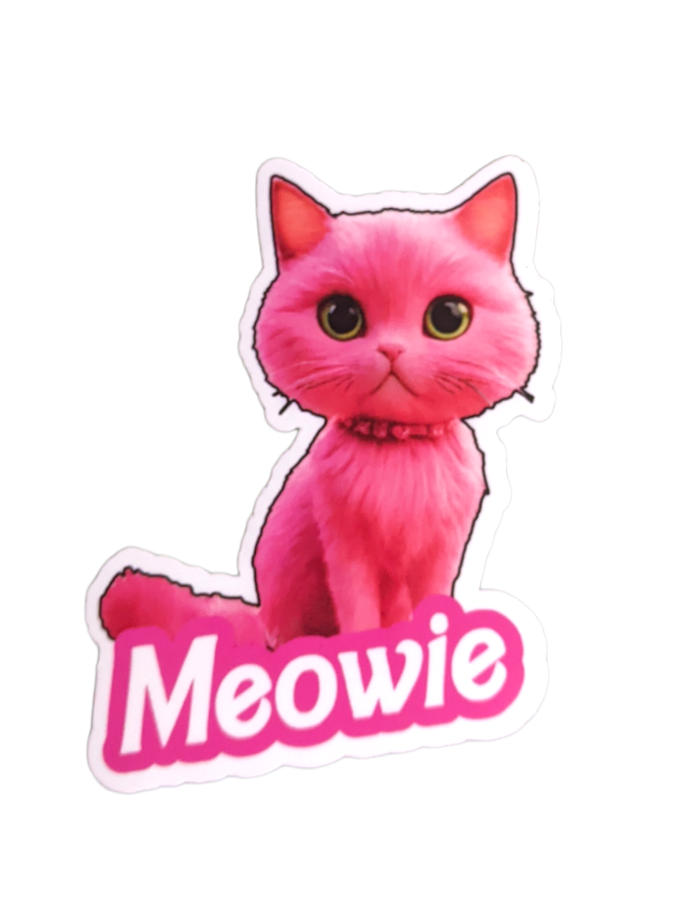 Meowie Cat sticker - Made By Scratch Crafts