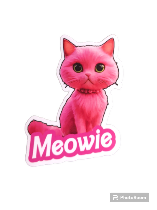 Meowie Cat sticker - Made By Scratch Crafts