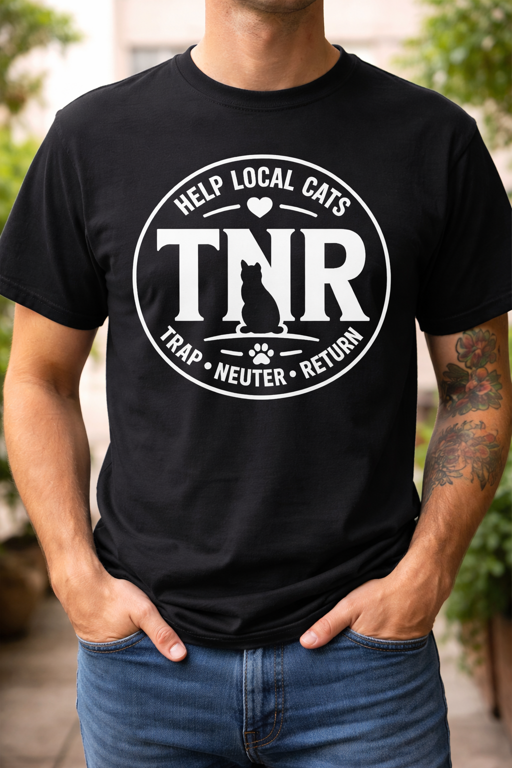 Help Local Cats TNR Shirt | Limited Time Fundraiser | Supports Cat Rescue