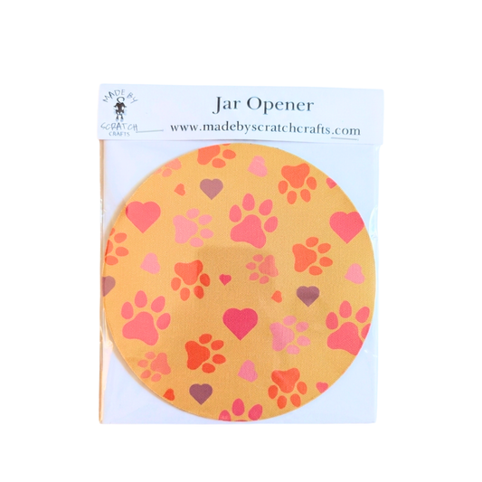 Cat Paw Print Jar Opener | Non-Slip Rubber Grip Pad
