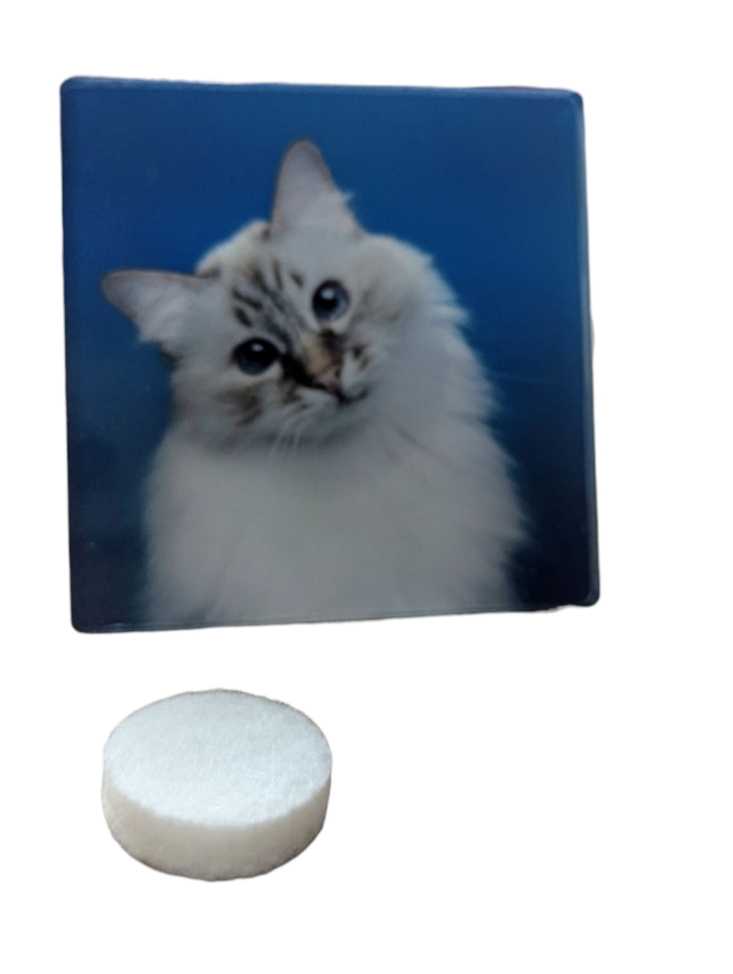 Cat Lover's Car Vent Clip Air Freshener – Refillable Essential Oil Diffuser - Made By Scratch Crafts