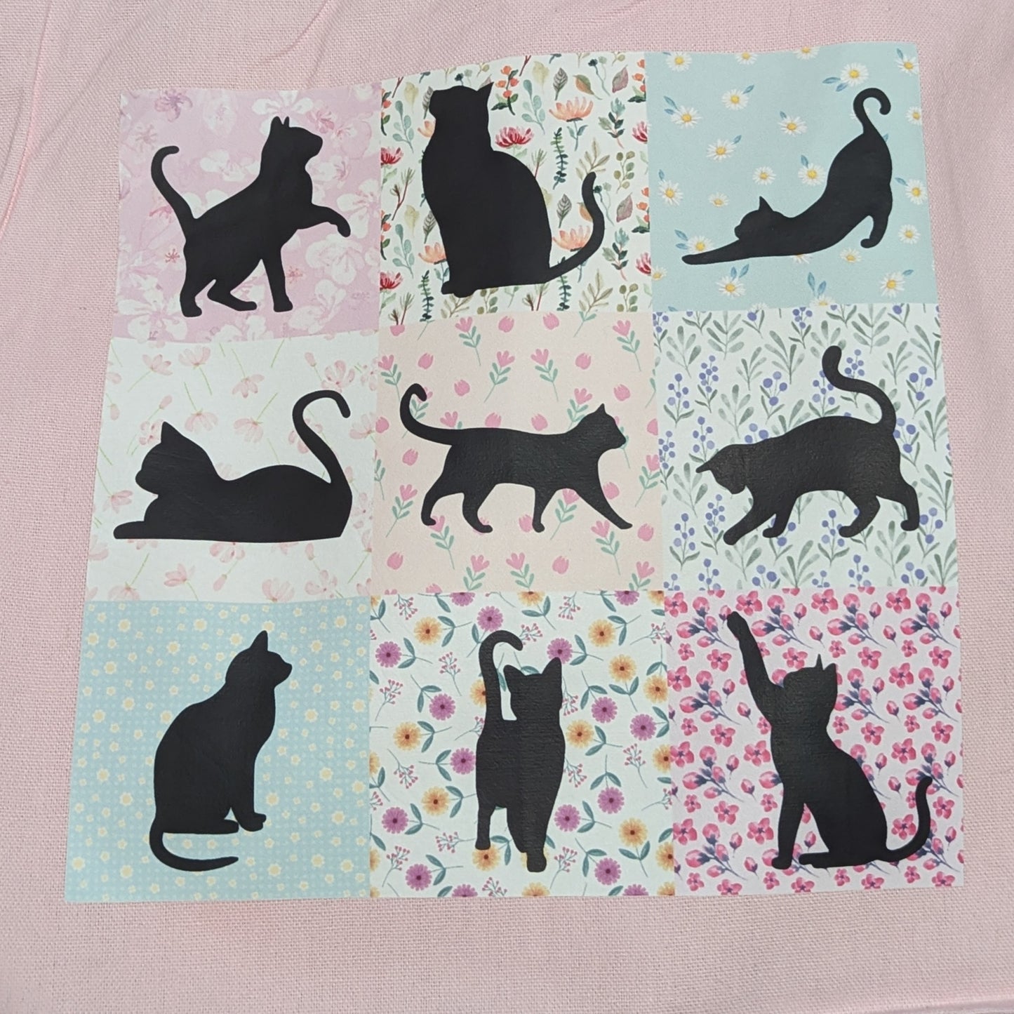 Patchwork Cats Zippered Tote Bag - Made By Scratch Crafts