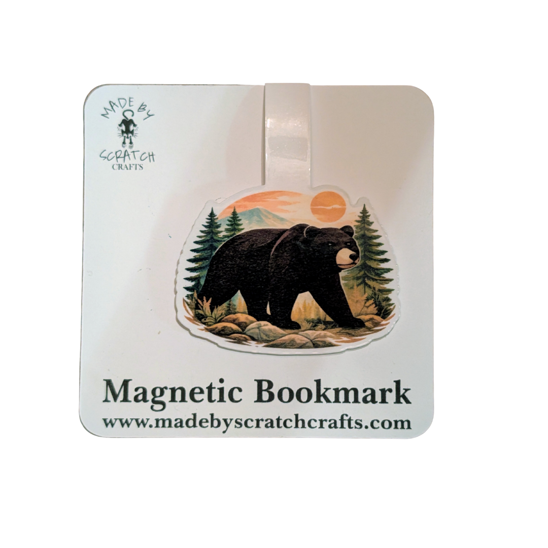 Woodland Animal Magnetic Bookmarks – Bear, Deer & Fox