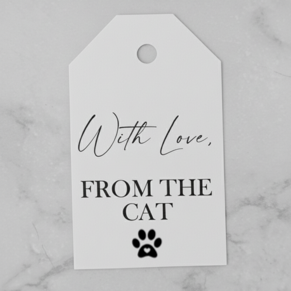 From the Cat gift tags