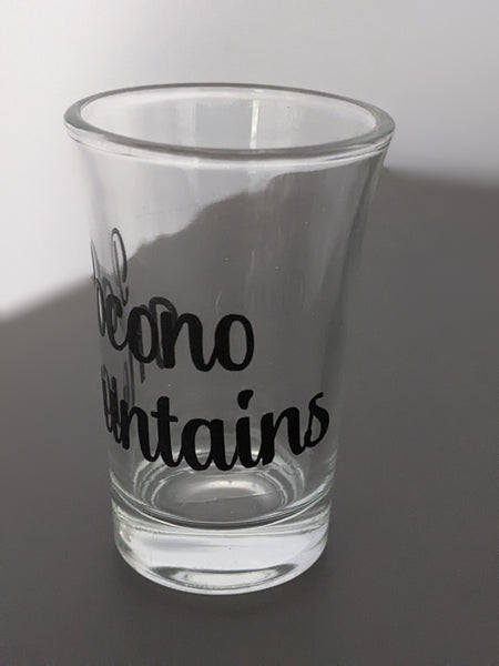 Pocono Mountains shot glass
