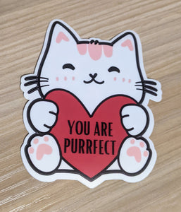 You are Purrfect cat sticker