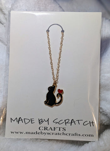 Black Cat Love necklace