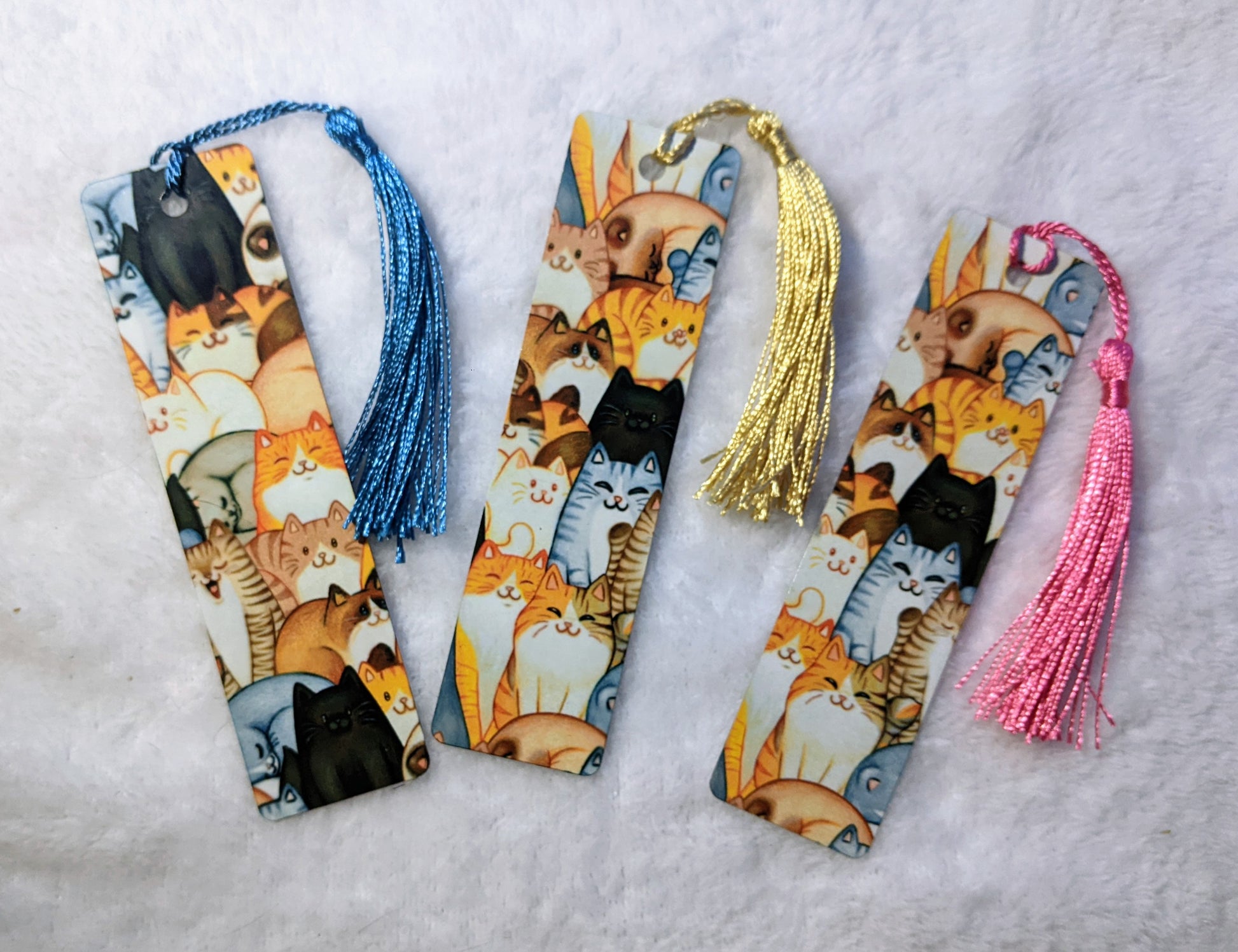 So Many Cats bookmark - Made By Scratch Crafts