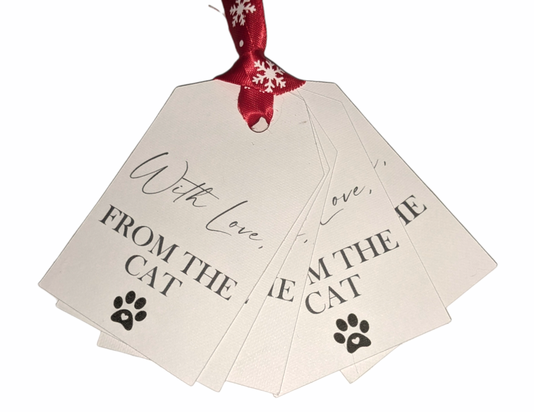 With Love From the Cat, gift tags