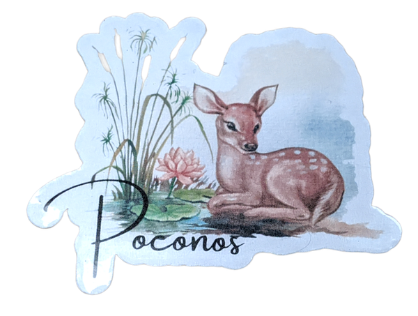 Poconos Baby Deer Magnet - Made By Scratch Crafts
