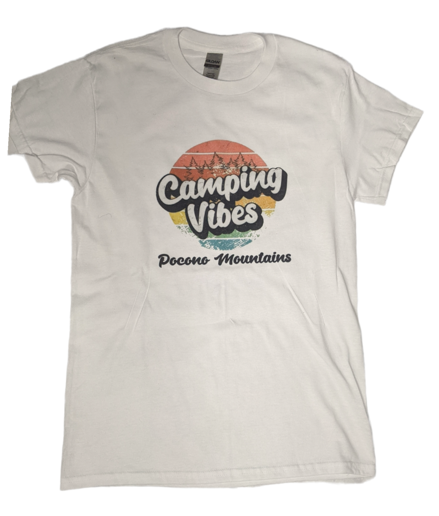 Vintage Camping Vibes Pocono Mountains T-Shirt - Made By Scratch Crafts