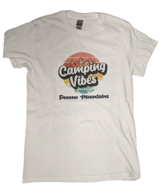 Vintage Camping Vibes Pocono Mountains T-Shirt - Made By Scratch Crafts