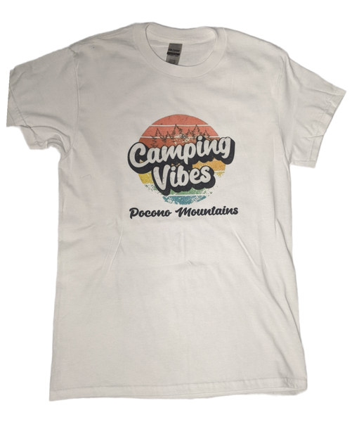 Vintage Camping Vibes Pocono Mountains T-Shirt