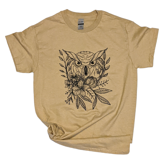 Owl Shirt - Made By Scratch Crafts