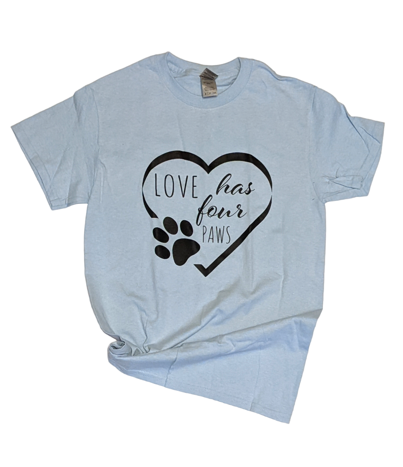 Love Has Four Paws T-Shirt - Made By Scratch Crafts