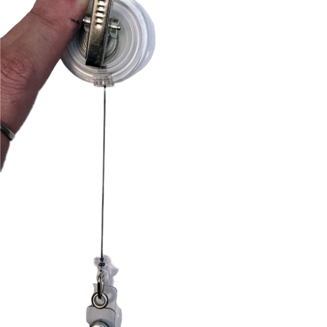 I Left My Cat For This badge reel - Made By Scratch Crafts